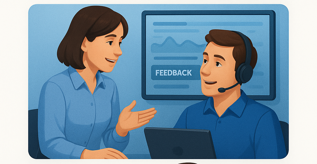 Tela com gráficos e indicadores de desempenho para a equipe